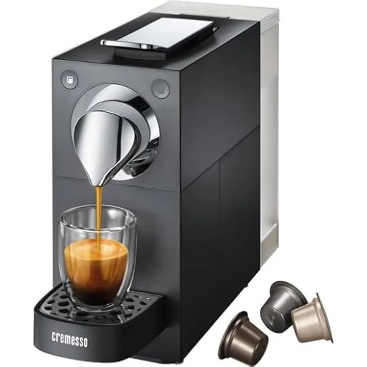 CREMESSO Una Automatic Black Kapselmaschine, Schwarz – Bild 2