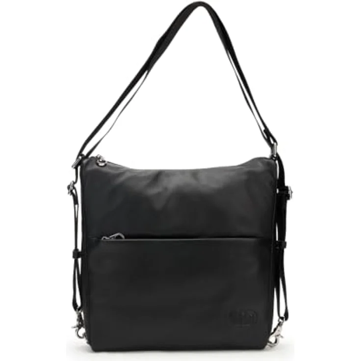 Mandarina Duck MD20 Schultertasche, 100% Leder, 32.5 cm, schwarz – Bild 1