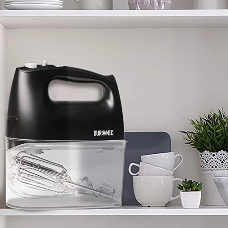 Duronic HM4 BK Handrührer, 400W, Edelstahl, schwarz – Bild 8