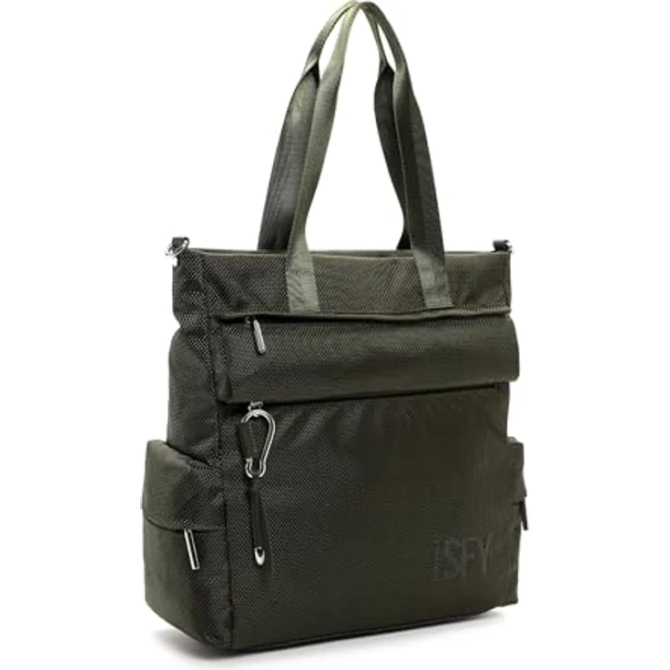 SURI FREY Shopper SFY SURI Sports Marry, zweifarbiges Nylon-Design mit Reißverschluss und Anhänger, Damen – Bild 5