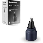 Panasonic MULTISHAPE modulares Körperpflege-System ER-CNT1, Nasen-/Ohren-/Augenbrauentrimmer für Männer, mit eingebauter Vakuumfunktion, wasserdicht - Schwarz