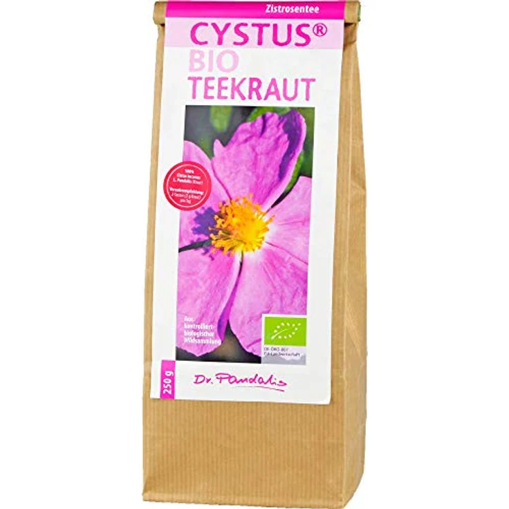 Dr. Pandalis Cystus Bio Teekraut, 250 g Tee aus Cistus incanus – Bild 2