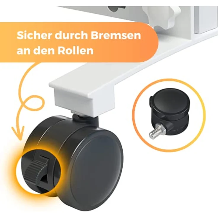 BR Bringer 2x Standfüße für Infrarotheizung universell - Robuste für freistehende Verwendung der Elektroheizung - passen zu diversen Marken und Modellen mit Rahmen - Deutsche Qualitätsmarke – Bild 3