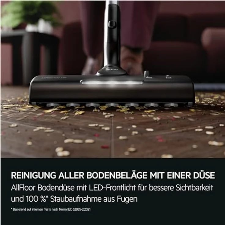 AEG Ultimate 8000 AB81U1SW, Staubsauger mit Beutel, Testsieger, hohe Saugleistung, Auto-Modus, HEPA-Filtration, 3in1 Düse, 12m Aktionsradius, LED-Licht, 48% Recyclingkunststoff – Bild 5