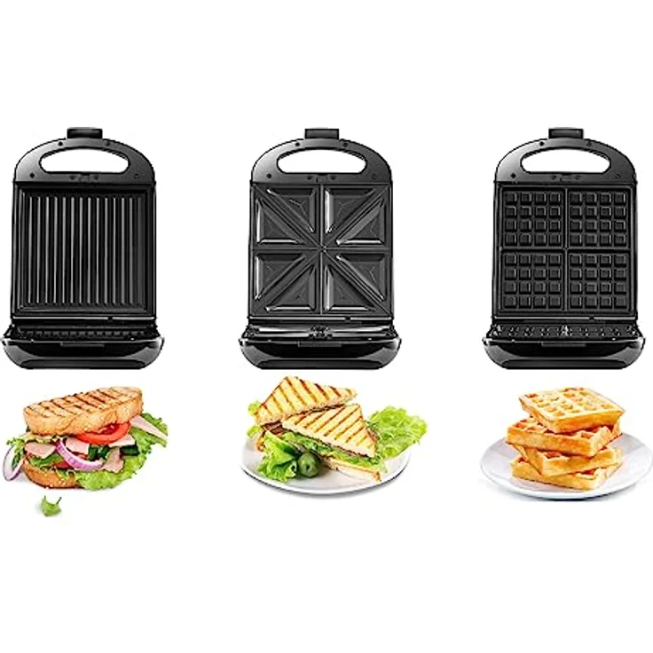 STEINBORG Waffeleisen SB-2120, 1200 W, Antihaftbeschichtung, Cool-Touch-Griffe – Bild 6