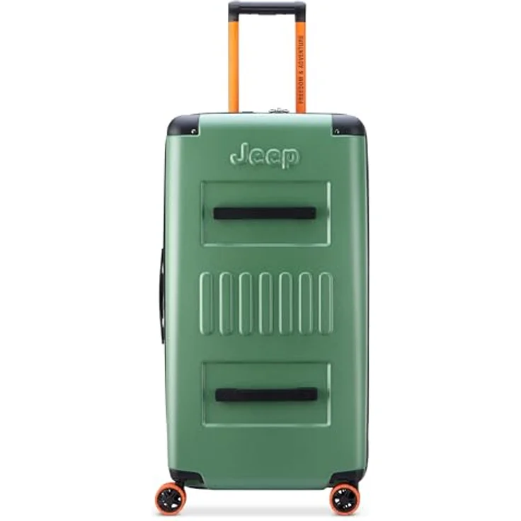 Jeep JH002B Hartschalenkoffer 80 cm, 121 L, ultrawiderstandsfähig, Ulmengrün – Bild 2