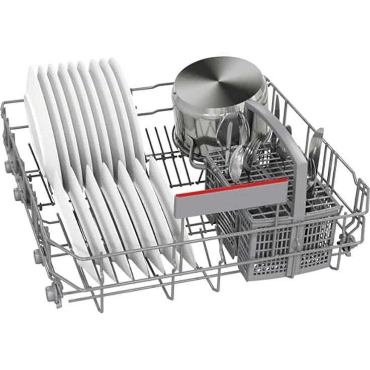 Bosch SMI4ETS08E, Teilintegrierter Geschirrspüler 60 cm, gebürsteter Stahl, Home Connect App Unterstützung – Bild 9