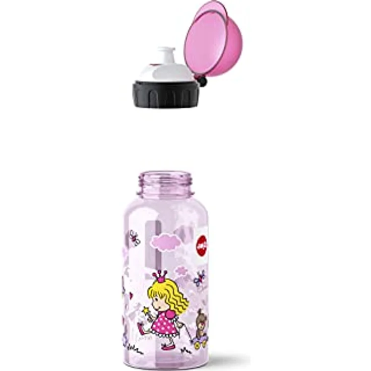 Emsa Kinder-Trinkflasche, 400 ml, Sicherheitsverschluss, Kids Princess, Tritan, 518122 – Bild 2