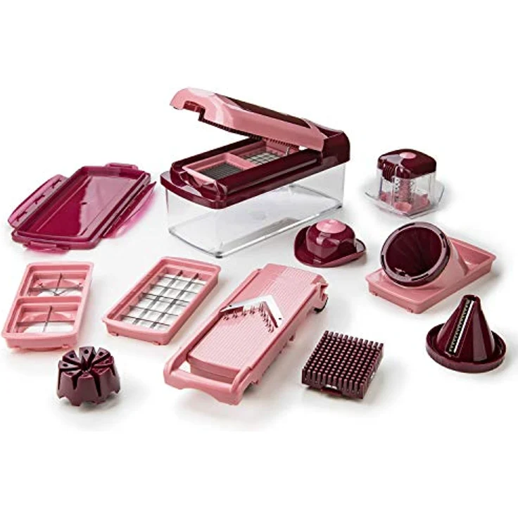 Nicer Dicer Smart, 16 Teile, rubinrot – Bild 2