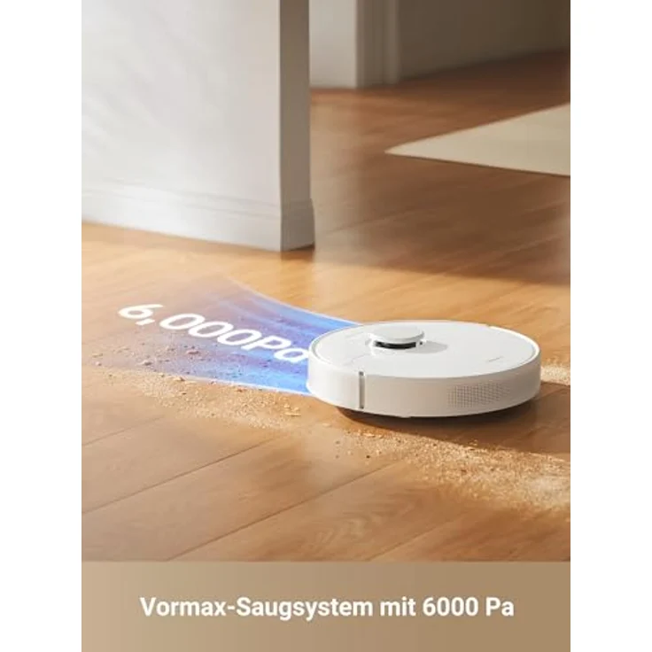 dreame D10 Plus Gen 2 Saugroboter mit Automatischer Staubentleerung, LiDAR-Navigation, 6000 Pa Saugkraft für Teppiche und Tierhaare, 285-Minuten-Akku, in [Farbe] – Bild 2