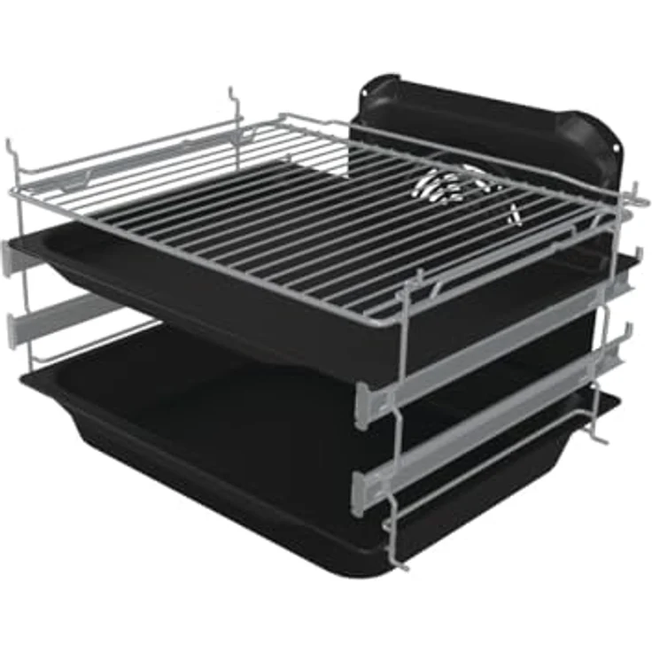 Gorenje GECS5C70BPA Elektro-Standherd GentleClose/Schnellaufheizung/AirFry/ExtraSteam/AquaClean/schwarz – Bild 3