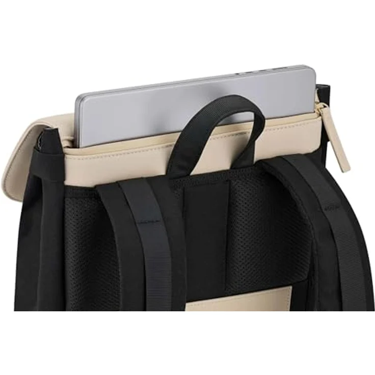 Kapten & Son Freizeitrucksack, 39,5 x 28,5 x 12,5 cm, mit fünf Innentaschen und Anti-Diebstahl-Laptop-Fach, schwarz – Bild 9