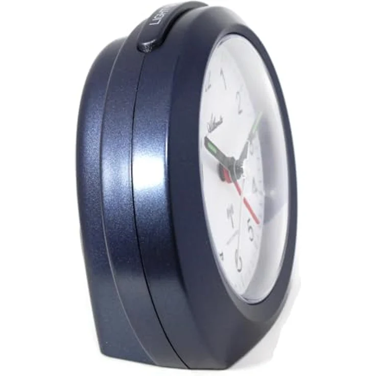 Atlanta Funkwecker 1856/5, geräuschlos mit Snooze-Funktion und Zifferblattbeleuchtung, blau – Bild 5