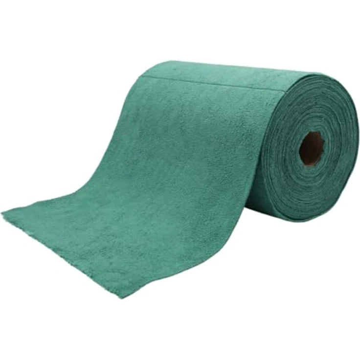 ROGGE Easy CLEAN Mikrofaser Rolle, 75x Tücher 30x30 cm, 200 Gr/m², grüne Super Hochfloor Tücher, ideal für Trocken- und Nassreinigung – Bild 1
