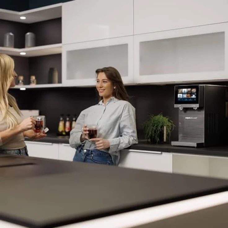Neues Wasser SPRUDELUX PRO TOUCH Umkehrosmoseanlage, 5-in-1 Wasserfiltersystem mit 7-Zoll Touchdisplay, 5-Liter Tank, Heiß- und Kaltwasser, Sprudel, RO – Bild 9