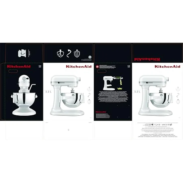 KitchenAid Küchenmaschine Heavy Duty, 3-PunktVerriegelung, 11 Geschwindigkeitsstufen – Bild 6