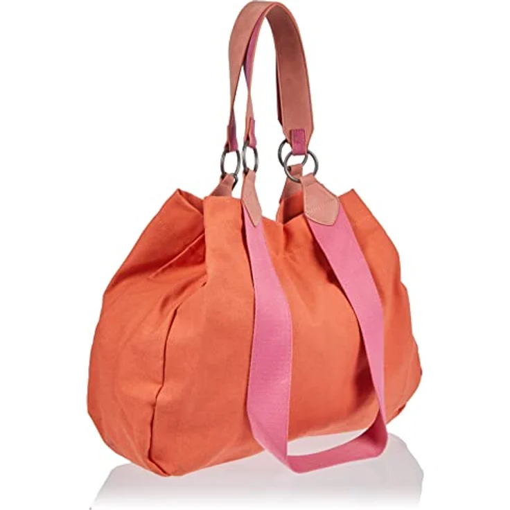Fritzi aus Preußen Izzy Canvas Shopper Tasche, 45 cm, 100% Baumwolle, orange, fruchtige Farbe – Bild 2