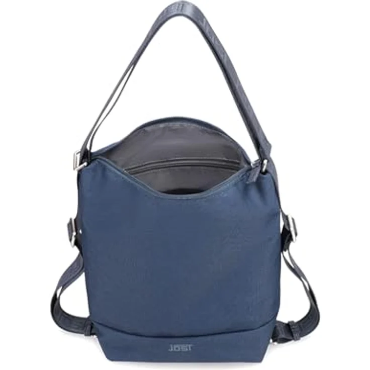 Jost Bergen 1103 3-Way Bag, Handtasche/Rucksack in Blau, flexibles Tragen auf Rücken oder Schulter – Bild 4