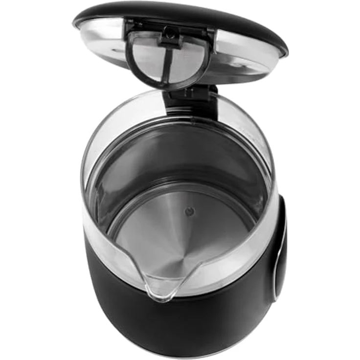 ADLER Wasserkocher AD 1223, 2200W mit 1,7L Kapazität, LED-Display und Touchpanel, 5 Temperaturprogramme, Warmhaltefunktion und Kalkfilter – Bild 3