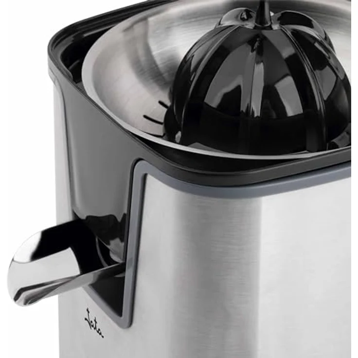 Jata JEEX1155 Elektrische Orangenpresse, 600 W, mit Arm, Doppelkegel für alle Obstsorten, abnehmbar, einfache Reinigung, leise, Edelstahl-Körper – Bild 5