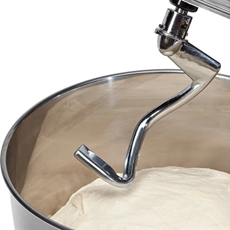 Bomann KM 398 Küchenmaschine, 1200W, 6,3 L Schüssel, inkl. Küchenwaage, 8 Geschwindigkeiten, rot – Bild 5