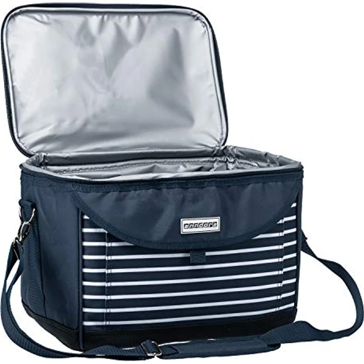 Anndora Kühltasche 22 Liter - blau weiß – Bild 5