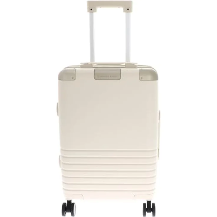 Kapten & Son Heathrow Kabinentrolley, 4 Rollen, 55 cm, beige, 100% Polycarbonat, 38 x 20 x 55 cm – Bild 3
