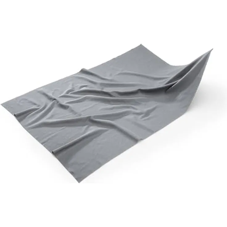 SAUGAUF Mikrofaser Filigranes Gläsertuch grau für strahlenden Glanz von Mega Clean Professional Brillenputztuch für Brillen, Bildschirme, Gläser