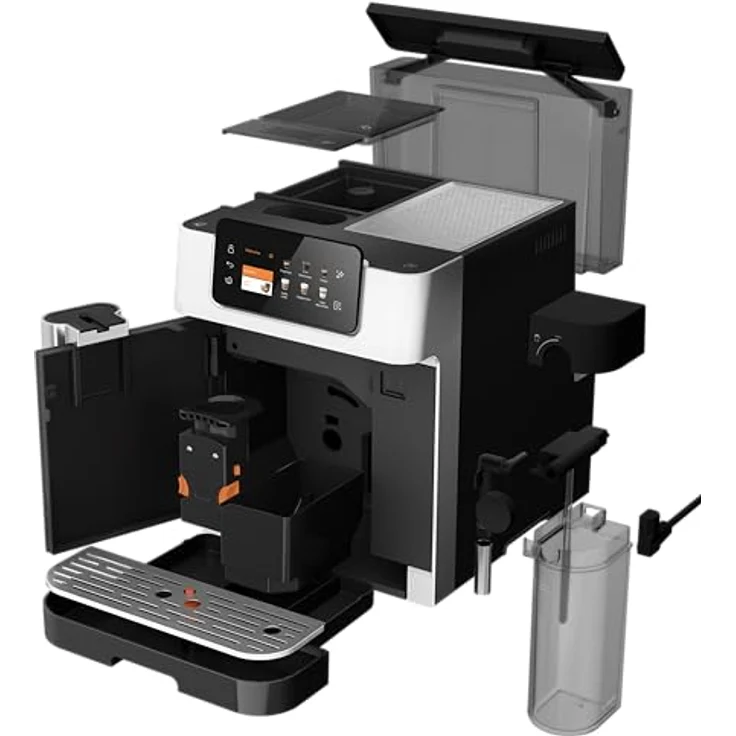 Beko CEG7348X, Kaffeevollautomat mit 18 Getränkemöglichkeiten, TFT-Farb-Touchscreen und Sprachsteuerung, Schwarz – Bild 2