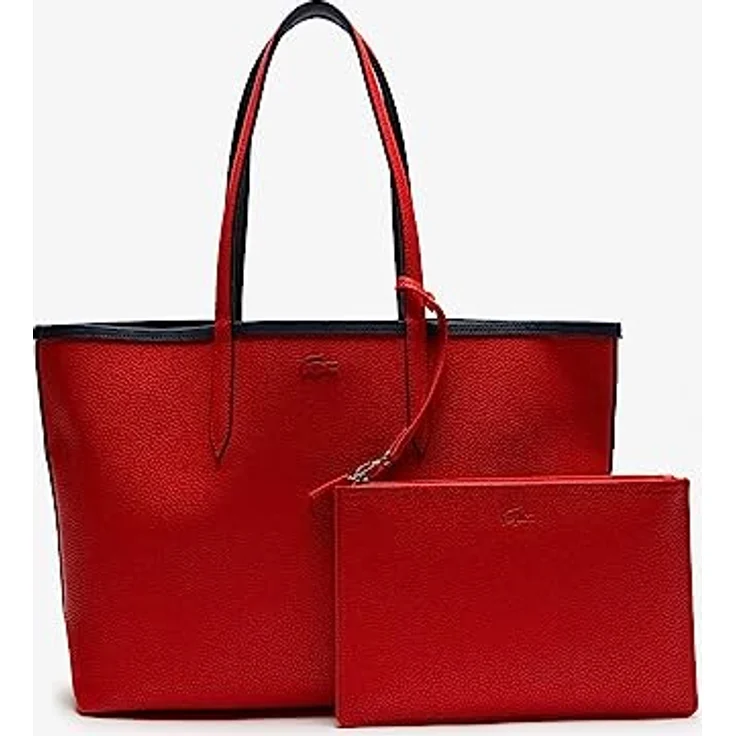 Lacoste Shopper Anna Shopping Bag 2142, Zweifarbiger Shopper zum Wenden, Platz für A4-Unterlagen, inkl. Reißverschlussetui & Schlüsselhalter – Bild 8