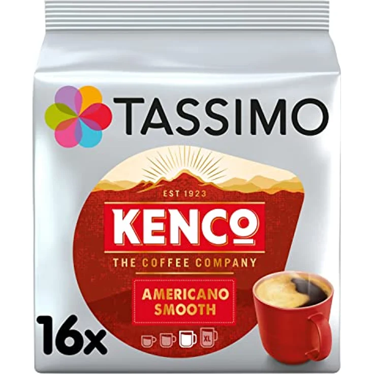 Tassimo Kenco Americano Smooth, Kaffee, Kaffeekapsel, Gemahlener Röstkaffee, 16 T-Discs – Bild 2