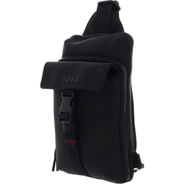 Hugo Marsel Mini Bag Umhängetasche 18 cm, schwarz, 100% Polyester, kompakte Größe 18 cm x 7 cm x 29 cm – Bild 2
