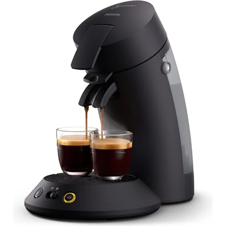 Philips Senseo Kaffeepadmaschine Original Plus CSA210/69, mit zwei Kaffee-Einstellungen, nachhaltiges Design aus 28% recyceltem Plastik, inkl. Gratis-Zugabe (Wert 5 € UVP) – Bild 1