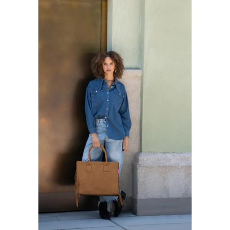 reisenthel Daily Shopper, Einkaufs- und Tragetasche aus 100% Polyester, 42 cm, braun – Bild 2
