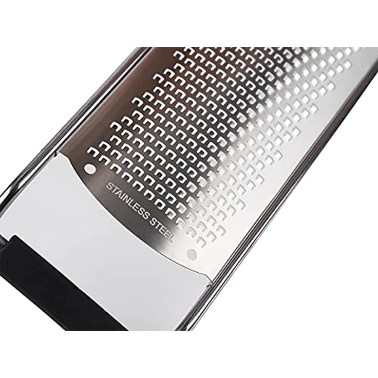 Buddy´s Blades - Premium Reibe, Gesamtlänge 30,5 cm, breite Küchenreibe, Parmesanreibe, Ingwerreibe, Zestenreibe u.v.m, Edelstahl-Klinge inkl. Klingenschutz und Reinigungsbürste, spülmaschinenfest – Bild 2