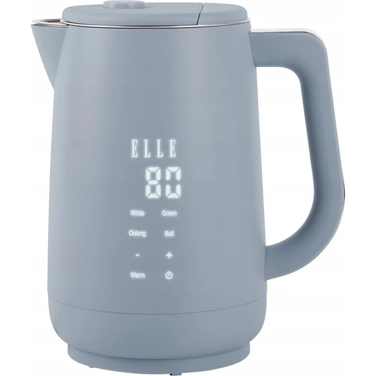 Elle Wasserkocher 1,7 l, elektrischer Wasserkocher mit 2200 Watt, ergonomischem Griff und Überhitzungsschutz, EU Plug 220V