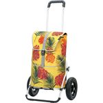 Andersen Royal Shopper Lotta Einkaufstrolley 59 cm mit Lufträdern, Gelb and wasserabweisender Tasche (46l)