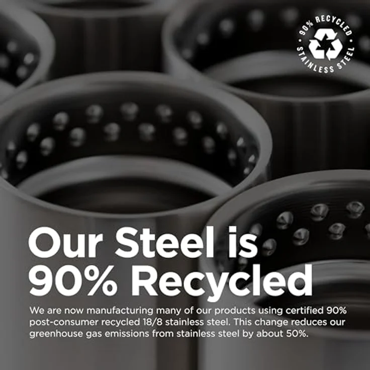 Klean Kanteen 4er Set Pint Cup aus Edelstahl, Einwandig, in verschiedenen Farben, 473ml, Partake – Bild 5