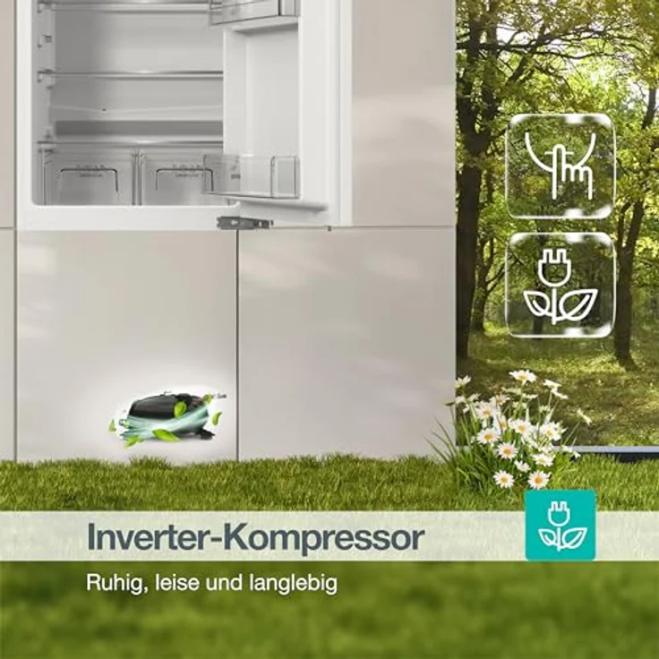 Gorenje G400 Einbau Kühlschrank, 197 l, N-ST, 35 dB, Schlepptürtechnik, Weiß – Bild 8