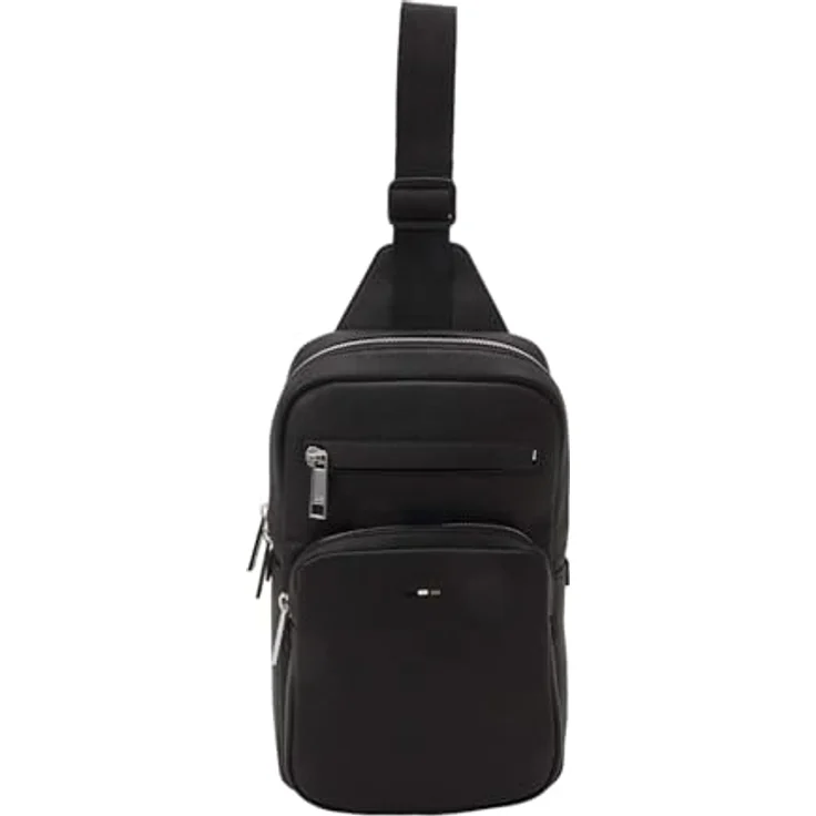 Boss Ray Umhängetasche, 19 cm, schwarz, 100% Polyurethan, 29 x 11 x 19 cm – Bild 1