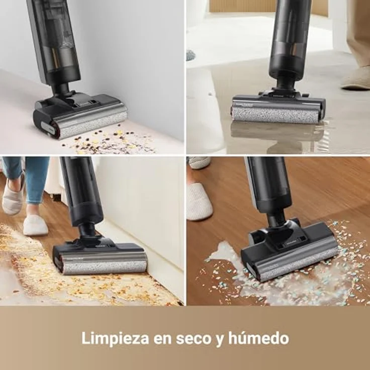 Dreame H12 Pro Ultra Nass- und Trockensauger, Selbstreinigung mit festem Schaber, 16 kPa Saugkraft, Doppel-Kantenreinigung, intell. Erkenn. & Anpass, blau – Bild 2