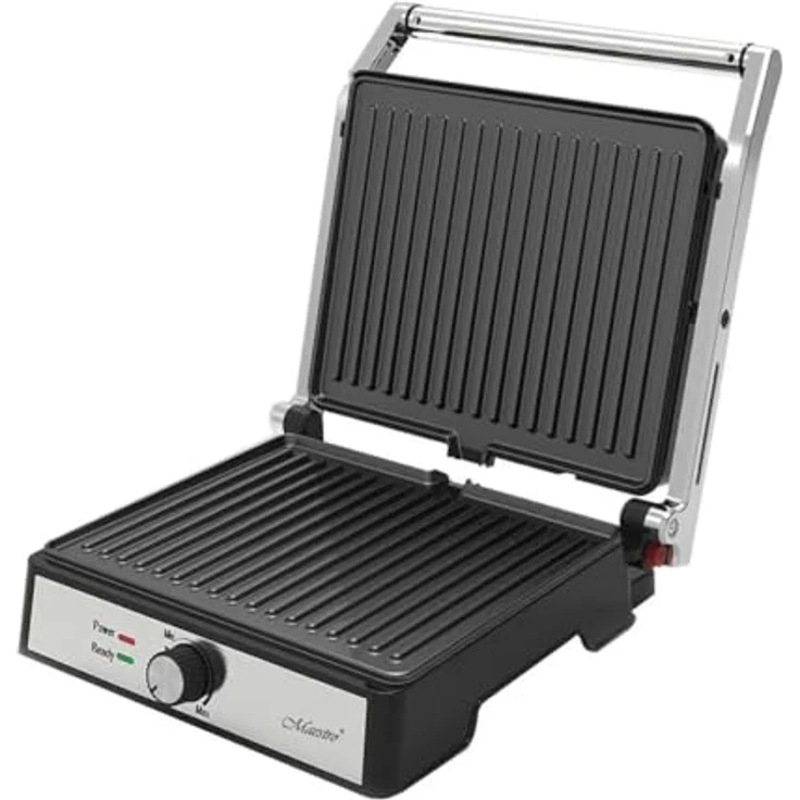 Feel Maestro Elektrogrill MR-719, Tischgrill mit 2000 W, mehrfarbig, 37,5 x 38 x 17 cm – Bild 4