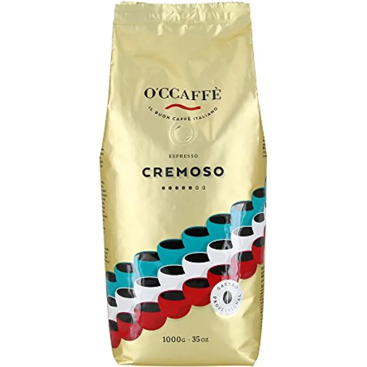 O'CCAFFÈ Espresso Cremoso, 1000g ganze Bohne