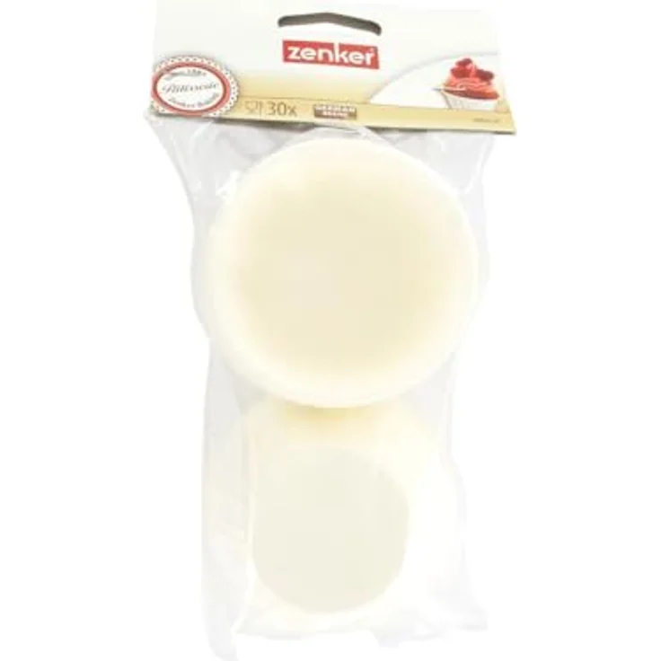 Zenker Muffinförmchen mit Rand 5x3,5cm 30 Stück in weiß, Papier, 5 x 5 x 3.5 cm, Einheiten – Bild 6