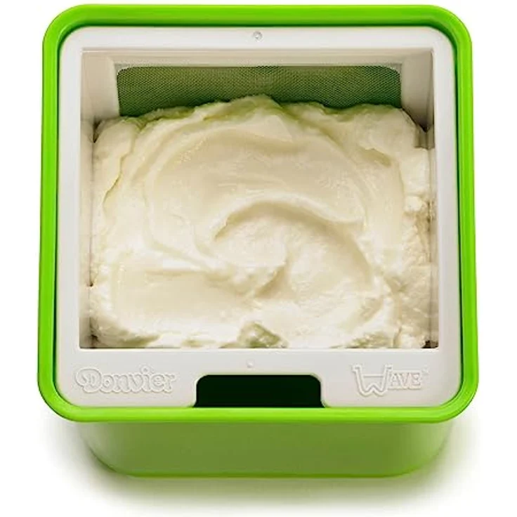 Cuisipro Frischkäsebereiter 74742605 zur natürlichen Herstellung von cremigem Frischkäse, Dips und Speiseeis. Patentiertes Sieb. Rot. 750 ml Fassungsvermögen – Bild 10