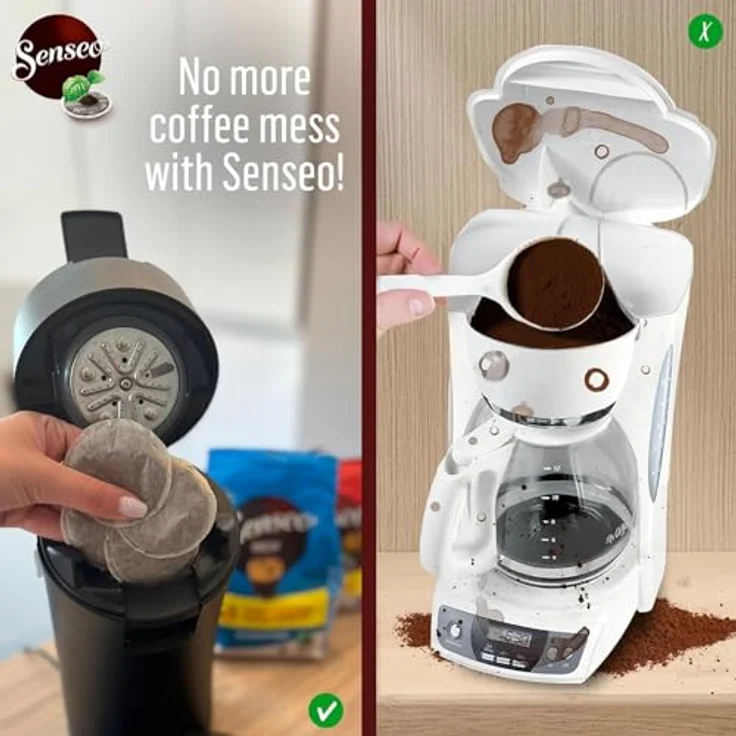 Senseo Kaffeepads Extra Strong / Extra Kräftig, Intensiver und Vollmundiger Geschmack, Kaffee für Kaffeepadmaschinen, 48 Pads – Bild 5