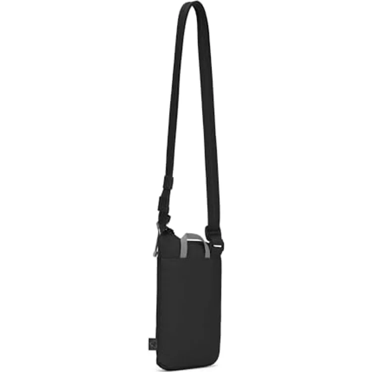 "Pacsafe Umhängetasche Go Tech Crossbody Bag, schwarz, mit RFID Blocker-Schutz und stichfestem Reißverschluss" – Bild 6