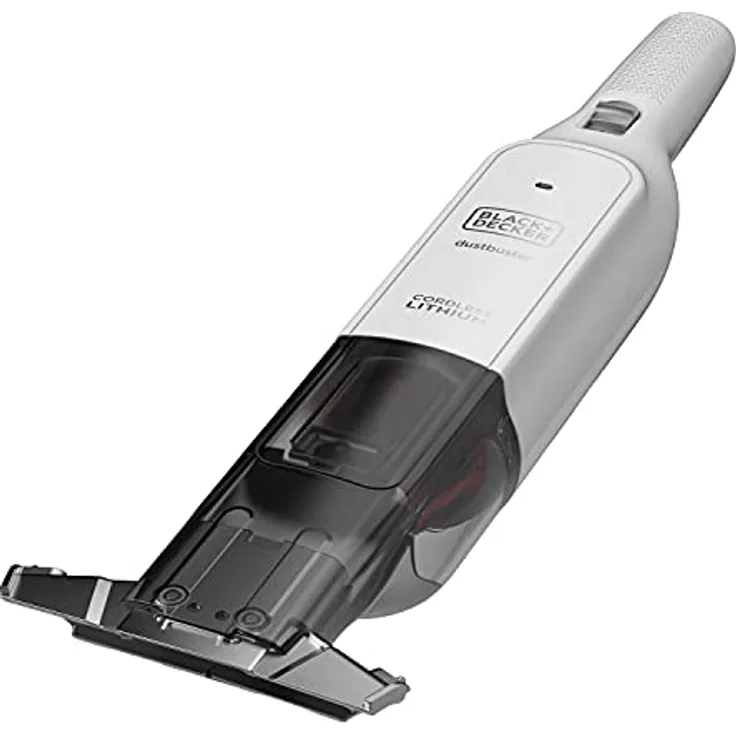 Black+Decker Akku-Handstaubsauger Dustbuster Slim HLVC315J11 (12V, 1.5Ah, beutellos & kabellos, mit integrierter XXL-Saugdüse, inkl. Ladekabel, Fugendüse und Polsterbürste)