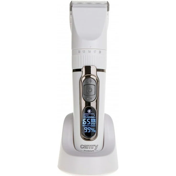 Camry CR 2841 Hair Cutting Device, Titan-Keramik-Material, 8 Aufsätze, 3 Meter Kabel, 5 Watt