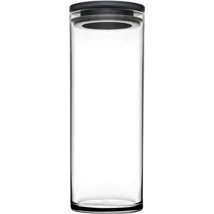 Pasabahce 43756 Vorratsdose aus Glas, Breakfast Club 2er-Set, hitzebeständig, kratzfeste Oberfläche, transparent